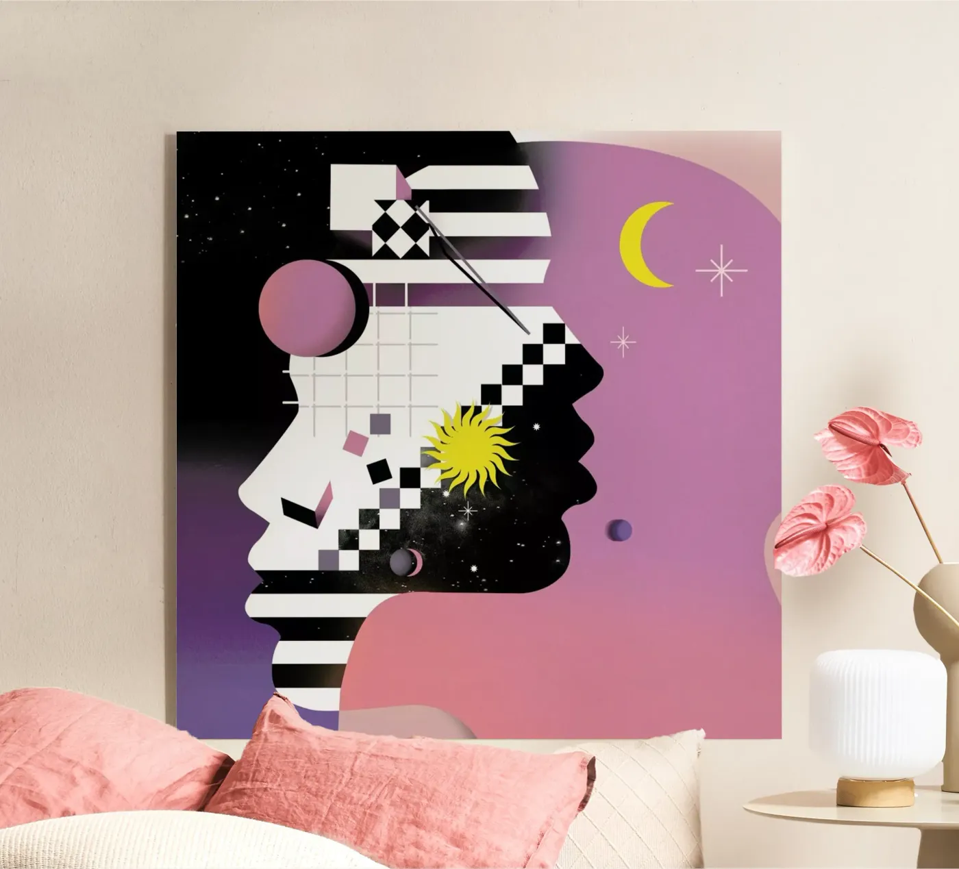 Moonchild Acryl-Glas von Birgit Palma