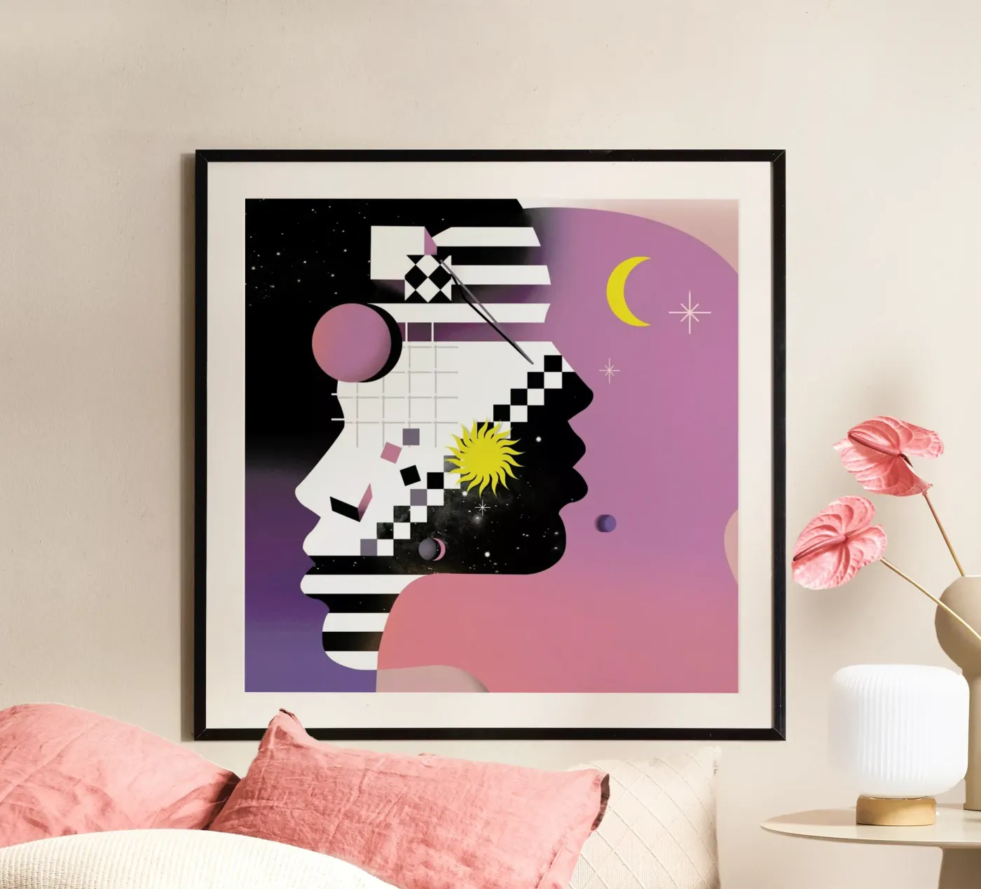 Moonchild poster van Birgit Palma
