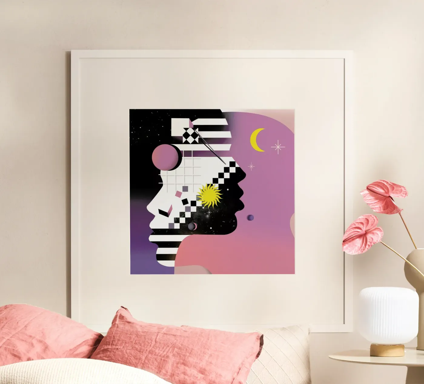 Moonchild poster van Birgit Palma