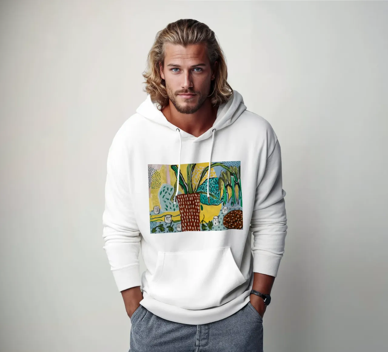 Sinfonia di flora esotica felpa con cappuccio da Beach Palette