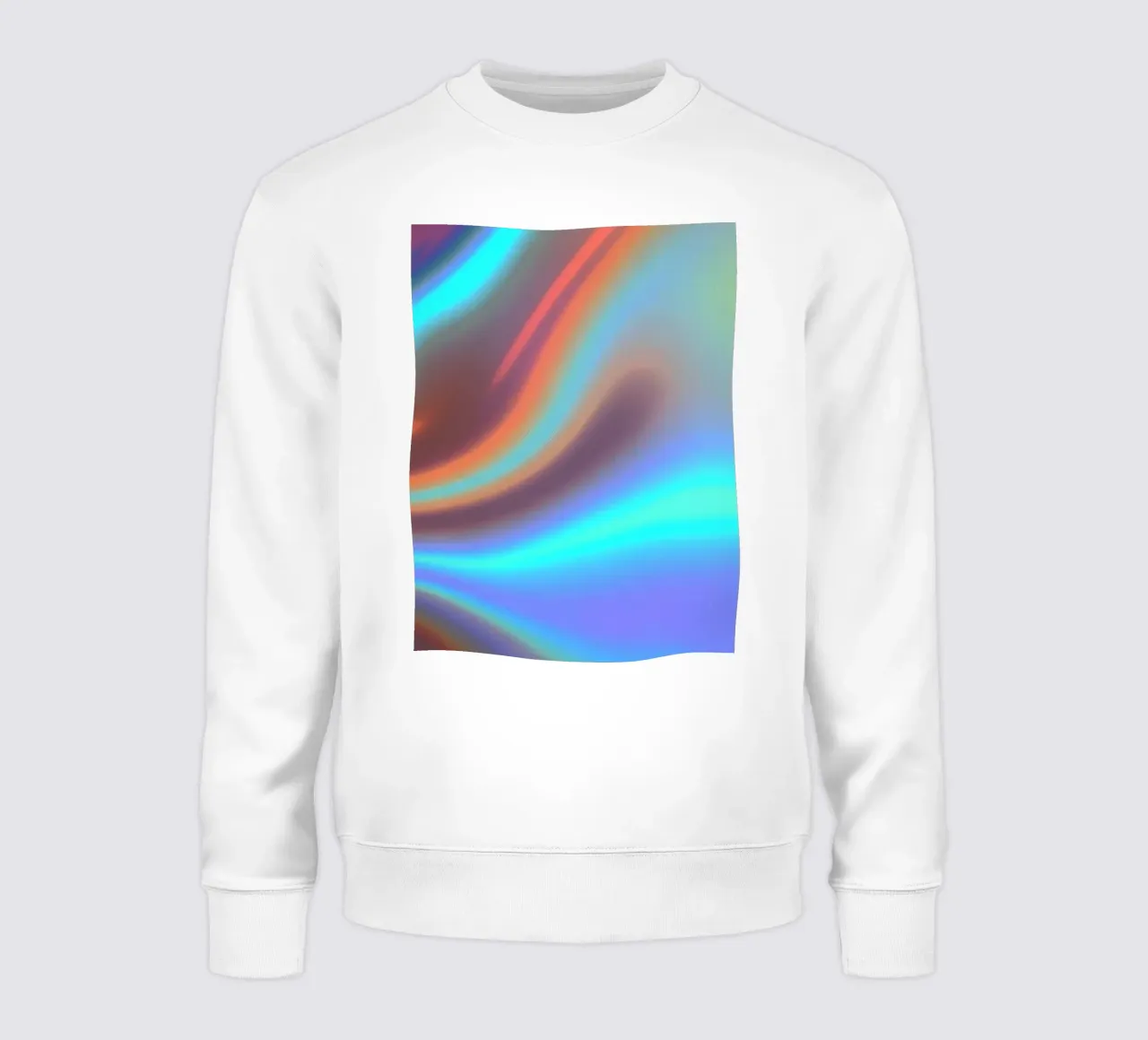 Fond abstrait vibrant de couleur chrome et de dégradé lisse sweat de DesignDoodle