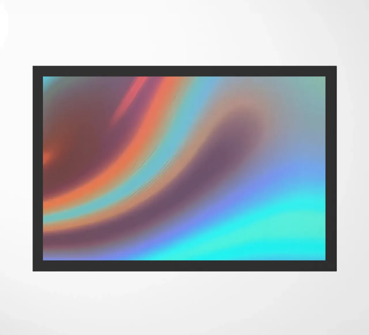 Vibrante sfondo astratto di colore cromato e sfumatura liscia zerbino da DesignDoodle