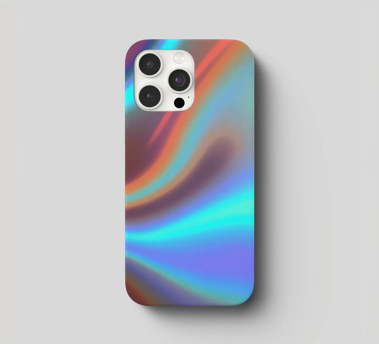 Vibrante sfondo astratto di colore cromato e sfumatura liscia cover iphone da DesignDoodle
