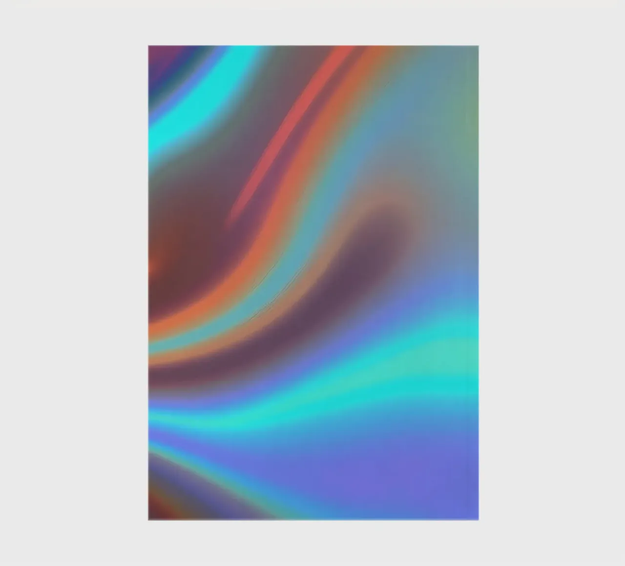 Vibrant abstract background chrome color and smooth gradient notebook by DesignDoodle