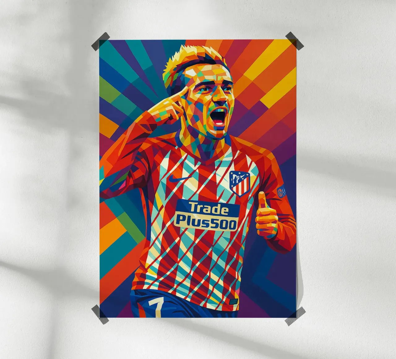 Antoine Griezmann carta hahnemühle da HopeStudio