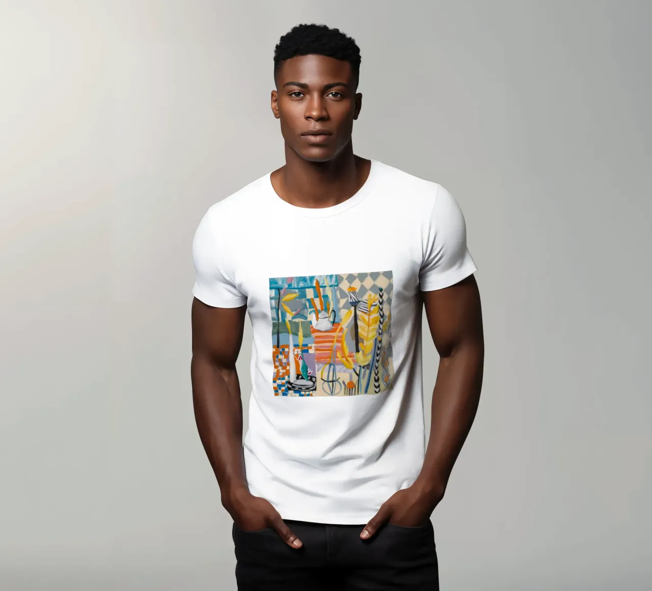 Sunset Garden Serenade t-shirt by Beach Palette