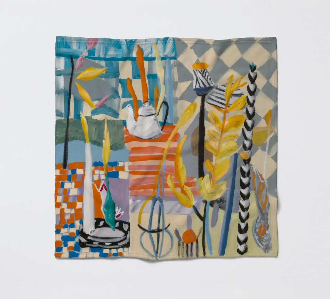Sunset Garden Serenade fleece blanket by Beach Palette