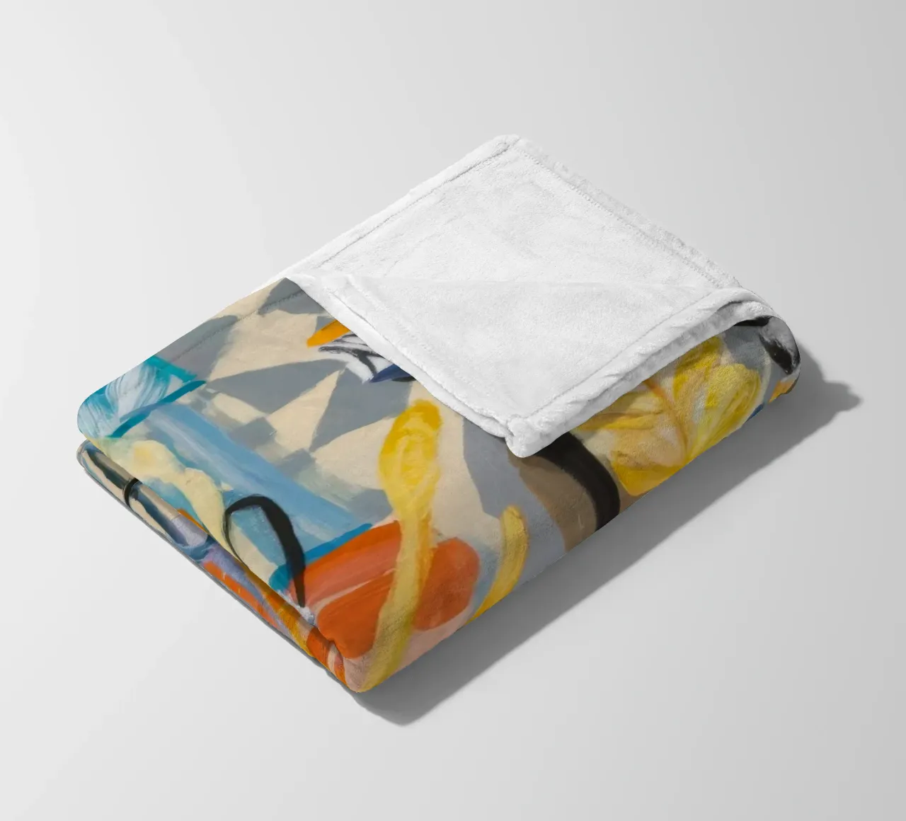 Sunset Garden Serenade fleece blanket by Beach Palette