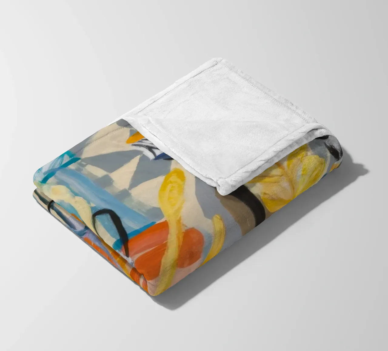 Sunset Garden Serenade fleece blanket by Beach Palette