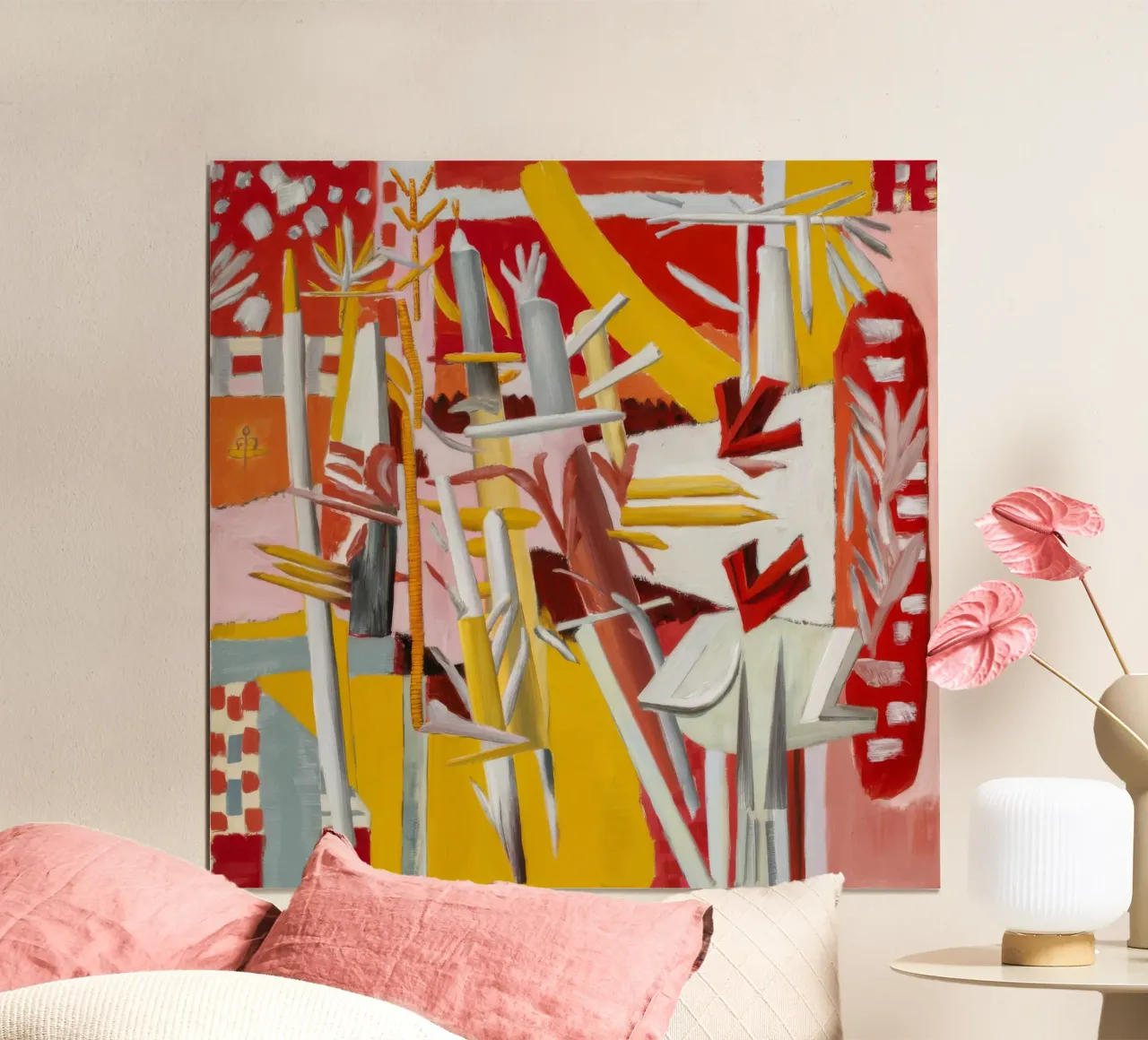 La beatitudine del paradiso tropicale poster con telaio in alluminio da Beach Palette