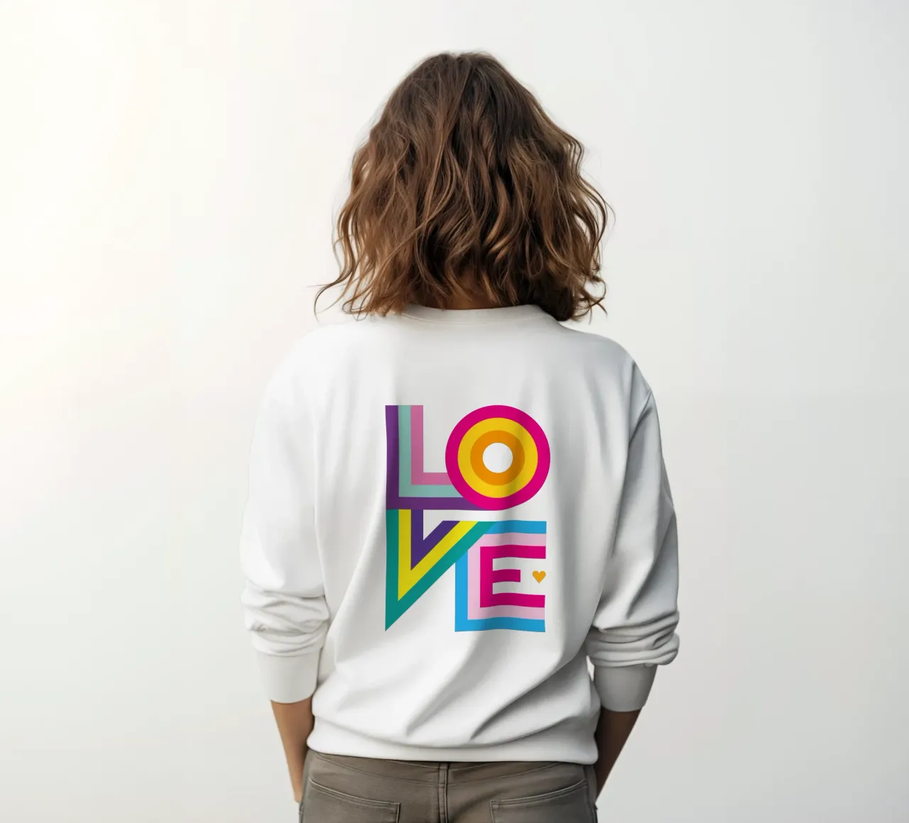 Amore colorato felpa da Schuhmann Design