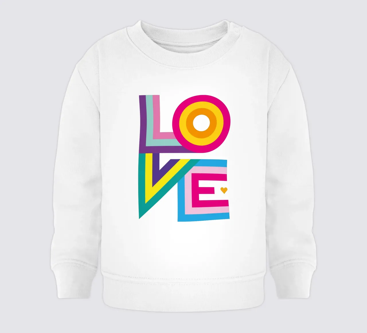 Amour coloré sweat pour bébé de Schuhmann Design