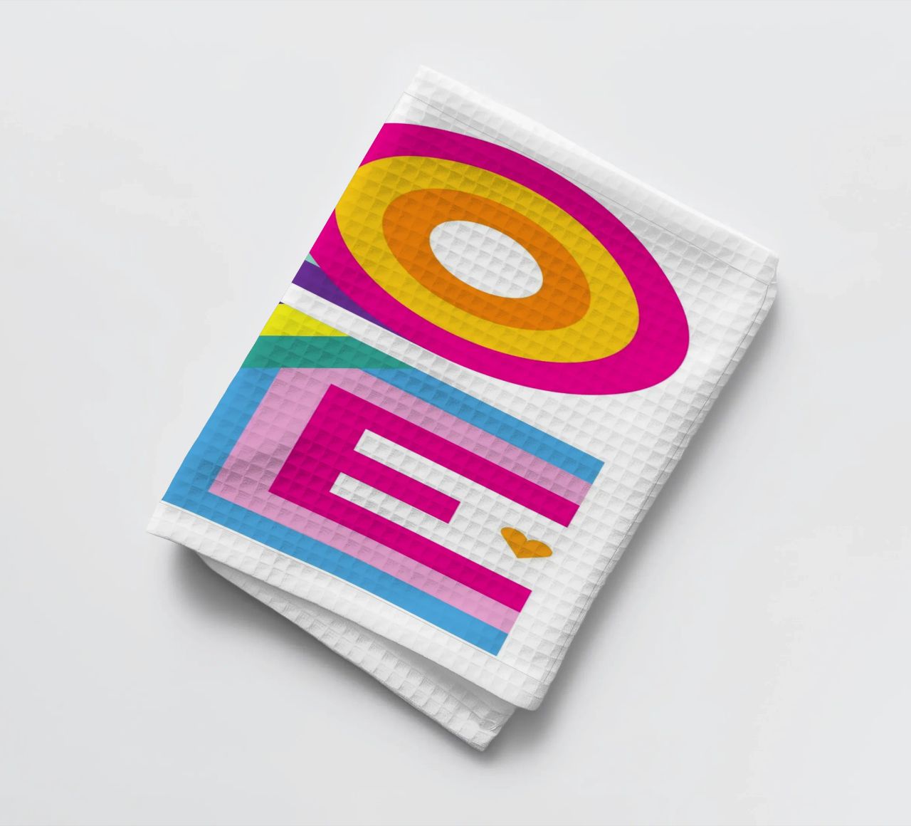Amore colorato canovaccio da cucina da Schuhmann Design