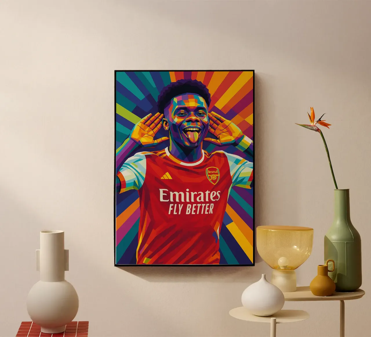 bukayo saka arsenal Acryl-Glas von HopeStudio
