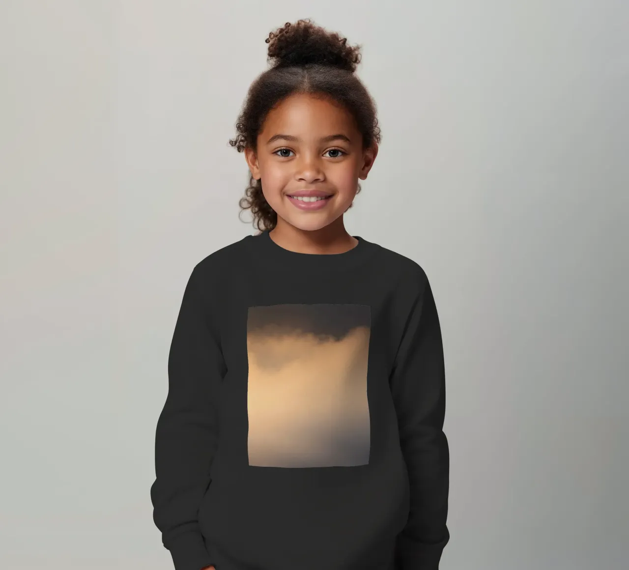 Nuvole astratte e morbide in un gradiente di toni caldi felpa bambino da DesignDoodle