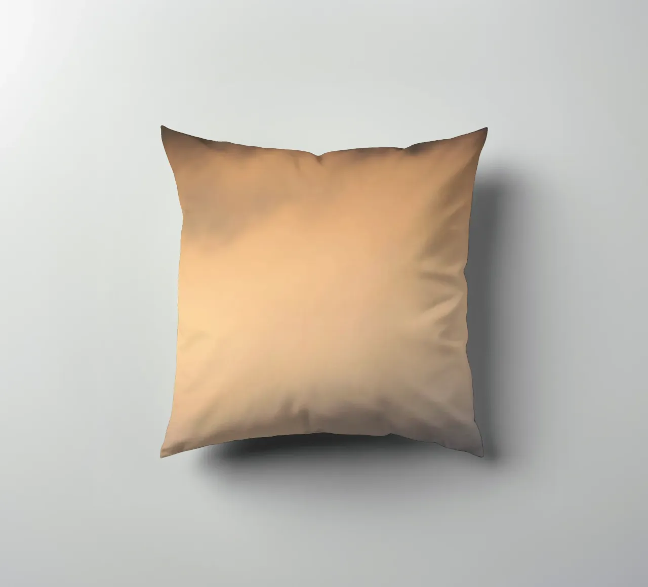 Nuages calmes et abstraits dans un dégradé de tons chauds coussin de DesignDoodle