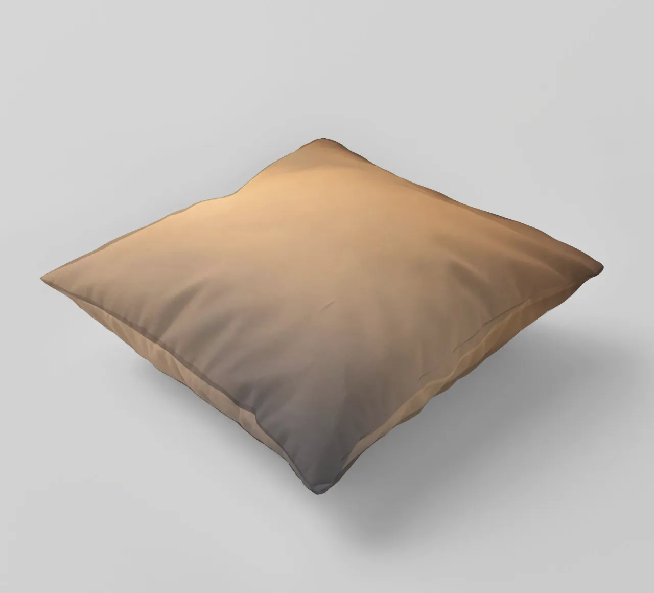 Nuages calmes et abstraits dans un dégradé de tons chauds coussin de DesignDoodle