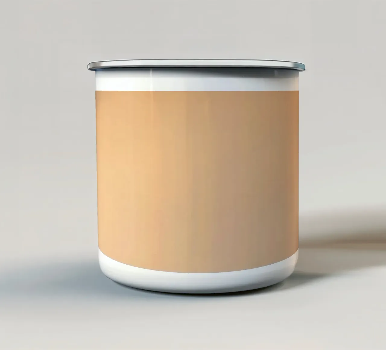 Ruhige abstrakte weiche Wolken in einem Farbverlauf aus warmen Tönen Emaille Tasse von DesignDoodle