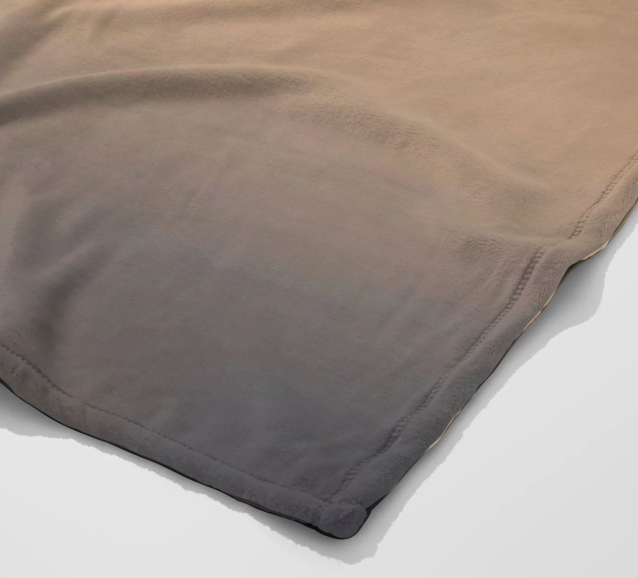 Nuvole astratte e morbide in un gradiente di toni caldi coperta in pile da DesignDoodle