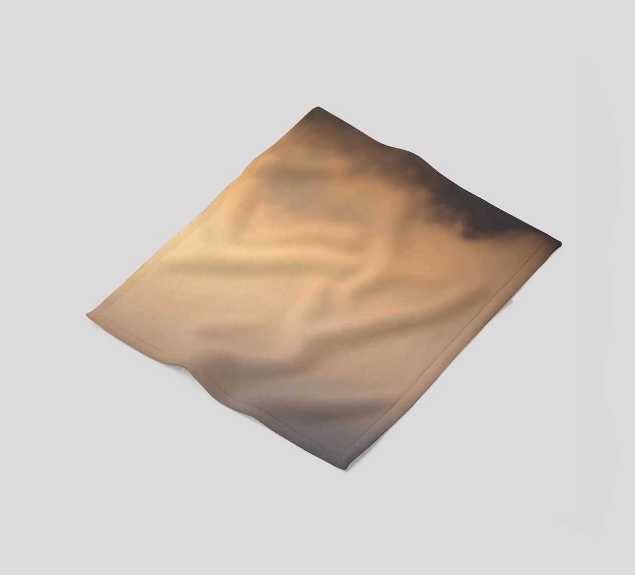 Nuvole astratte e morbide in un gradiente di toni caldi coperta in pile da DesignDoodle