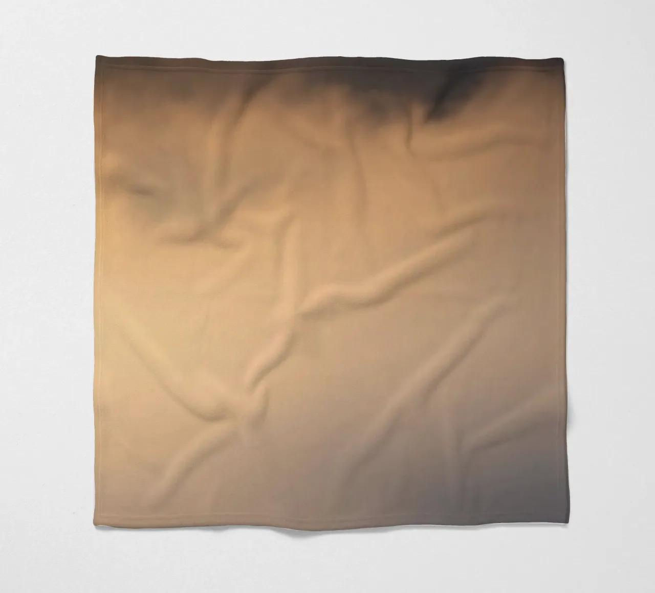 Calm abstract soft clouds in a gradient of warm tones fleece blanket by DesignDoodle