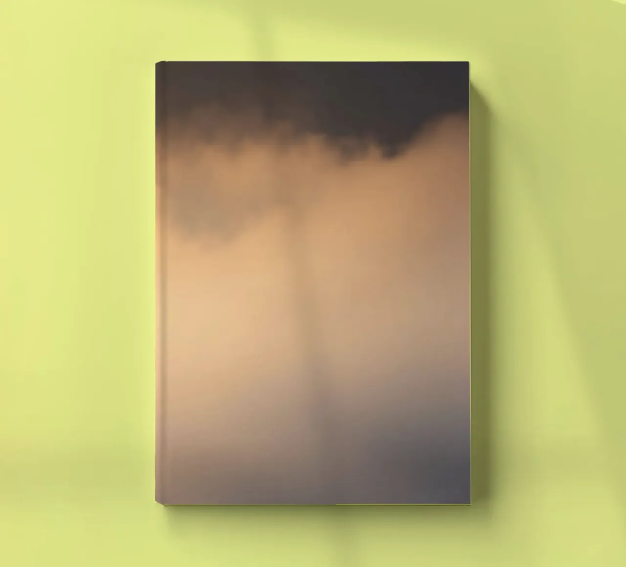 Suaves nubes abstractas en un degradado de tonos cálidos cuaderno de DesignDoodle