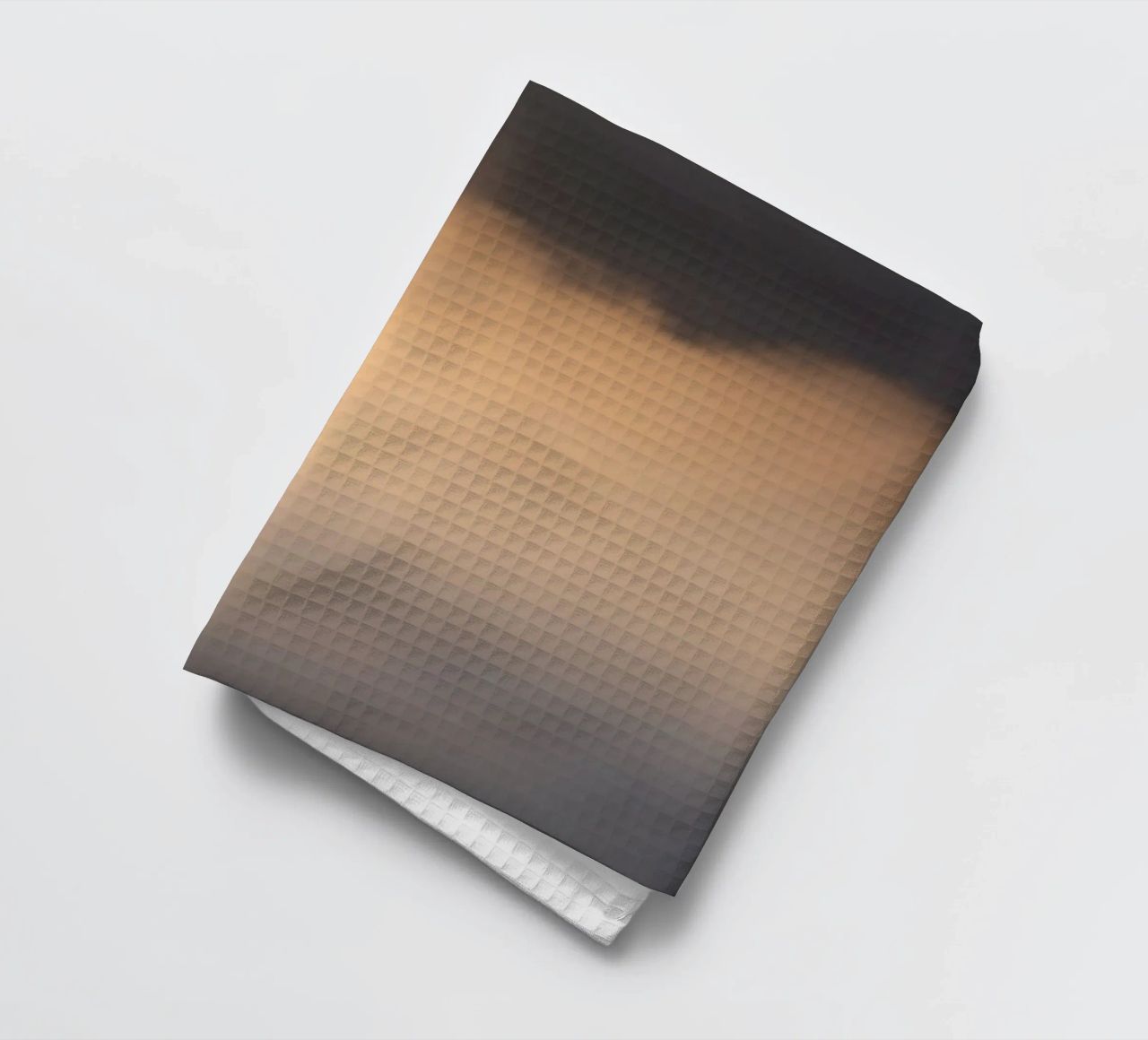 Nuvole astratte e morbide in un gradiente di toni caldi canovaccio da cucina da DesignDoodle