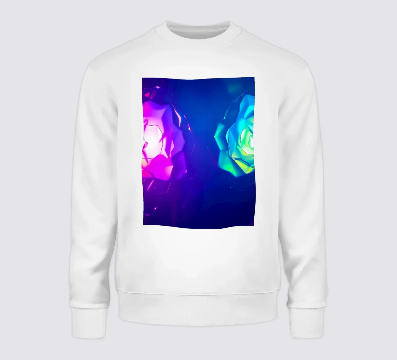 Design moderno con forme astratte di rose luminose e colorate felpa da DesignDoodle