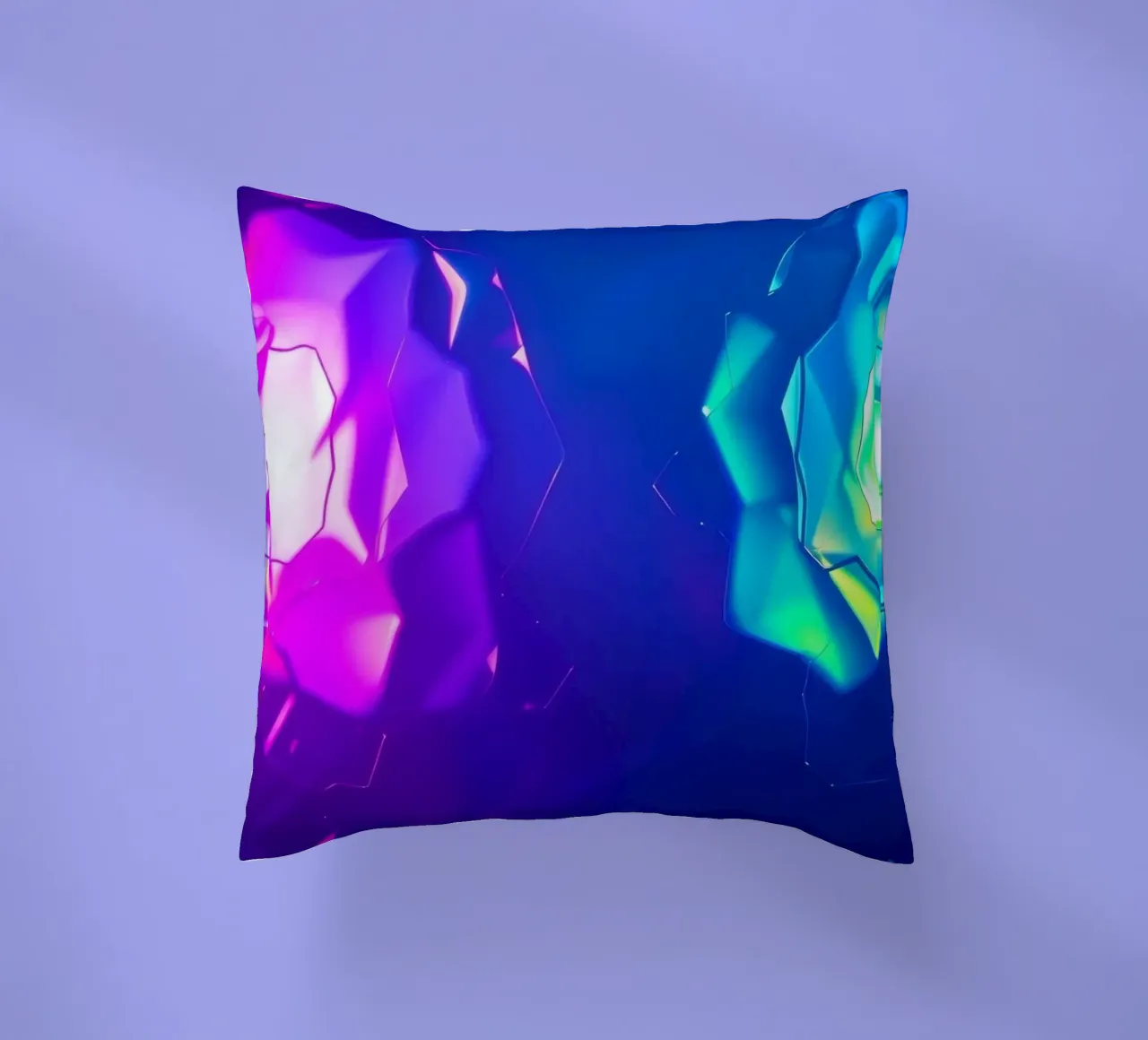 Design moderno con forme astratte di rose luminose e colorate cuscino da DesignDoodle