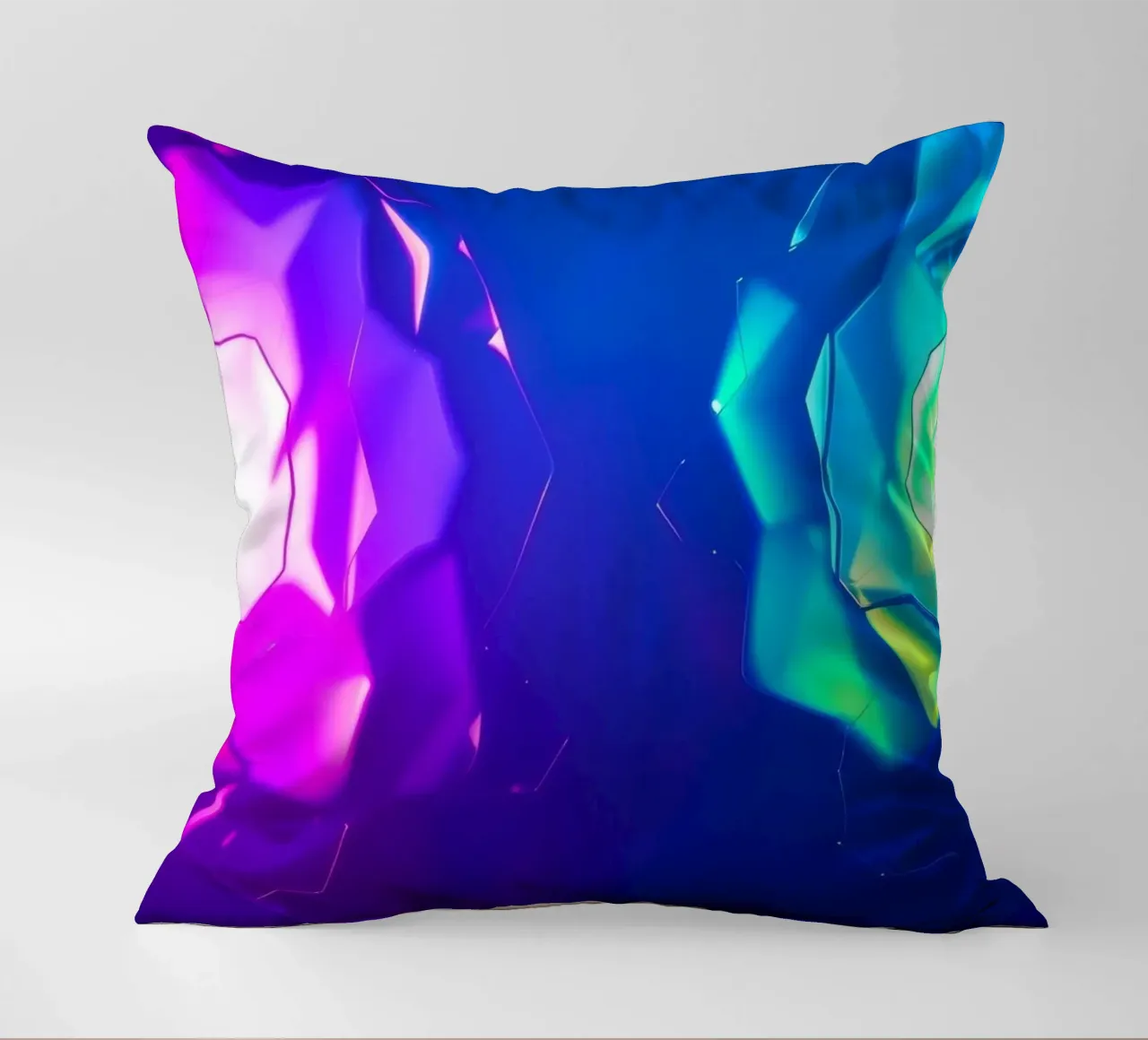 Design moderno con forme astratte di rose luminose e colorate cuscino da DesignDoodle