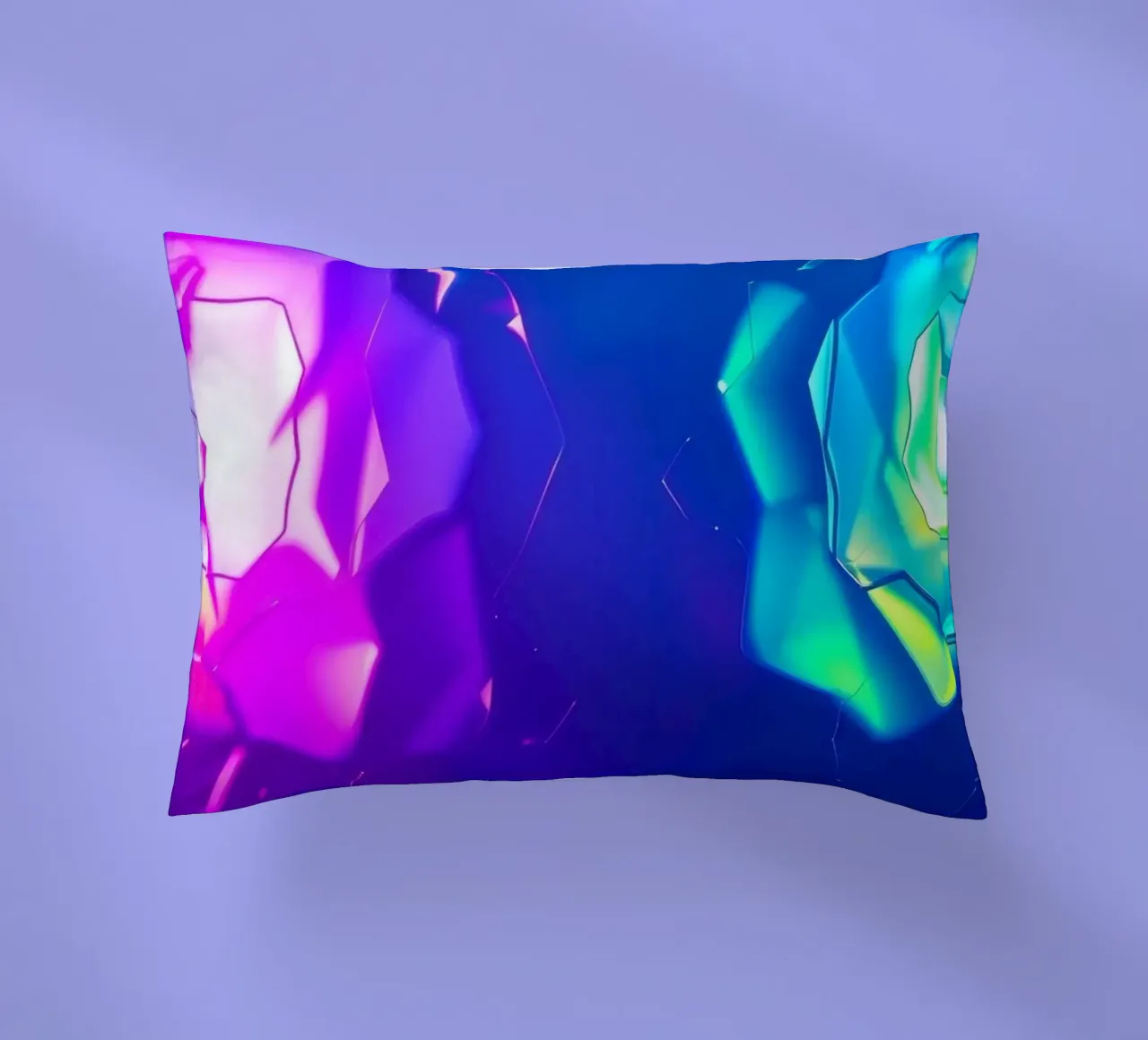 Design moderno con forme astratte di rose luminose e colorate cuscino da DesignDoodle