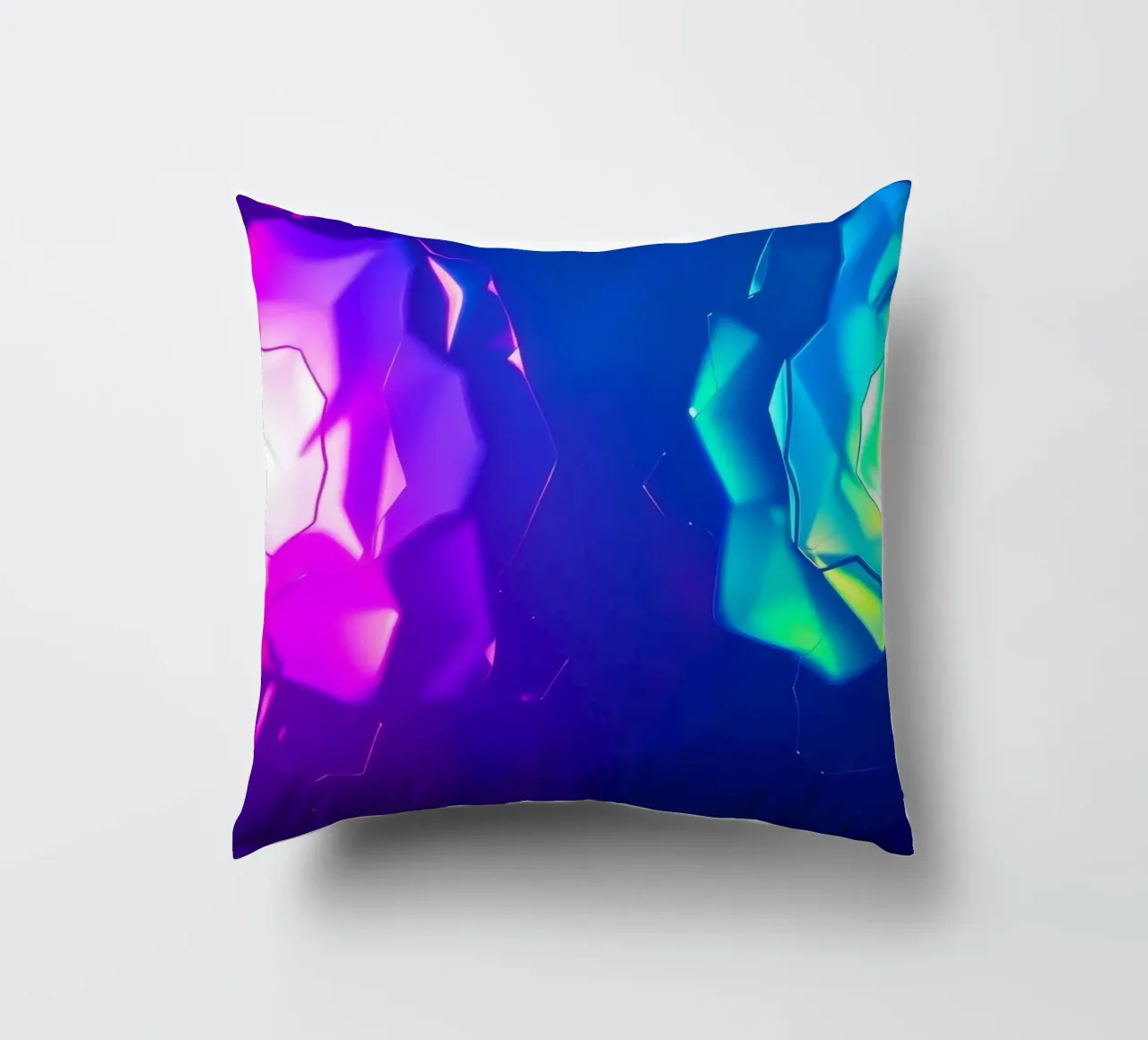 Design moderno con forme astratte di rose luminose e colorate cuscino da DesignDoodle