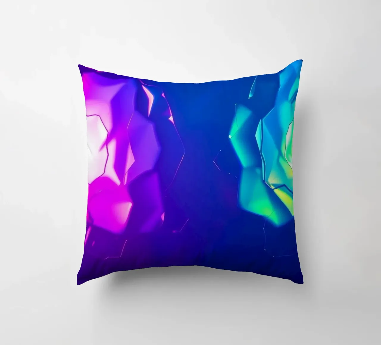 Design moderno con forme astratte di rose luminose e colorate cuscino da DesignDoodle