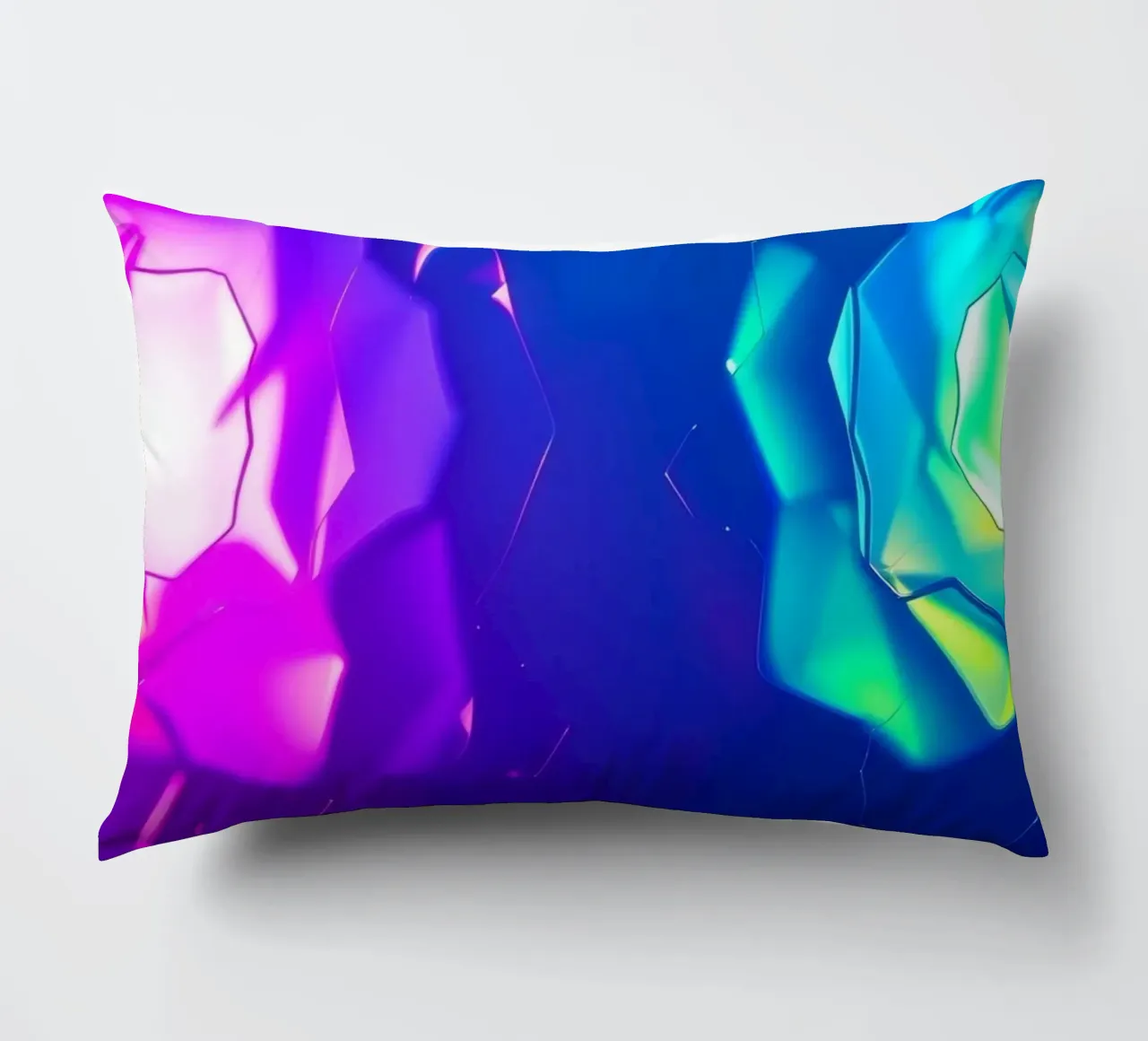 Design moderno con forme astratte di rose luminose e colorate cuscino da DesignDoodle