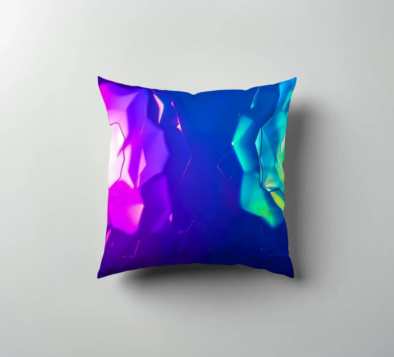 Design moderno con forme astratte di rose luminose e colorate cuscino da DesignDoodle