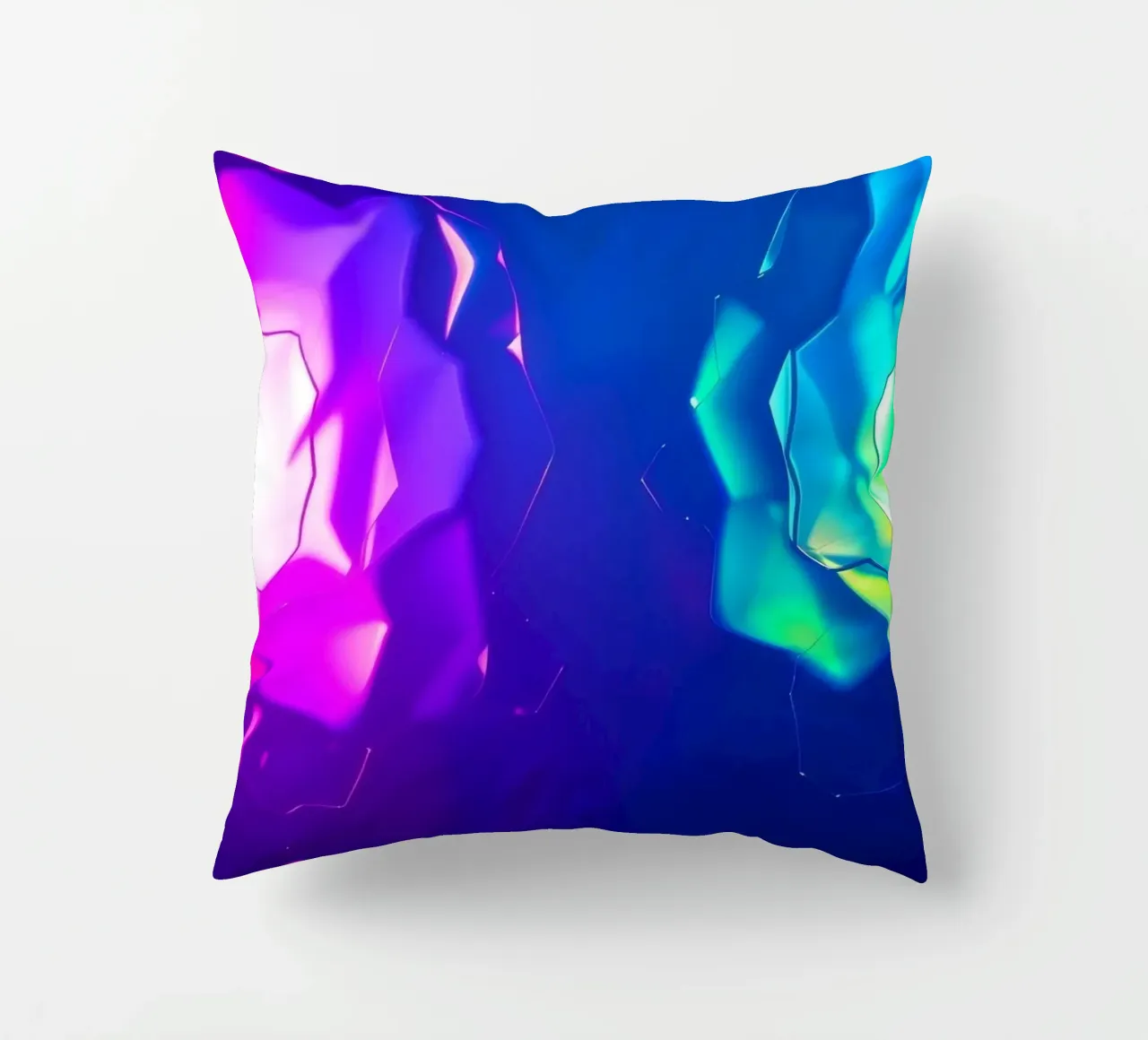 Design moderno con forme astratte di rose luminose e colorate cuscino da DesignDoodle