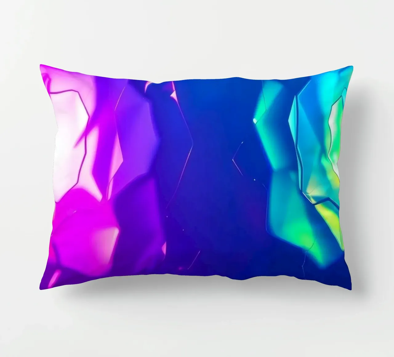 Design moderno con forme astratte di rose luminose e colorate cuscino da DesignDoodle