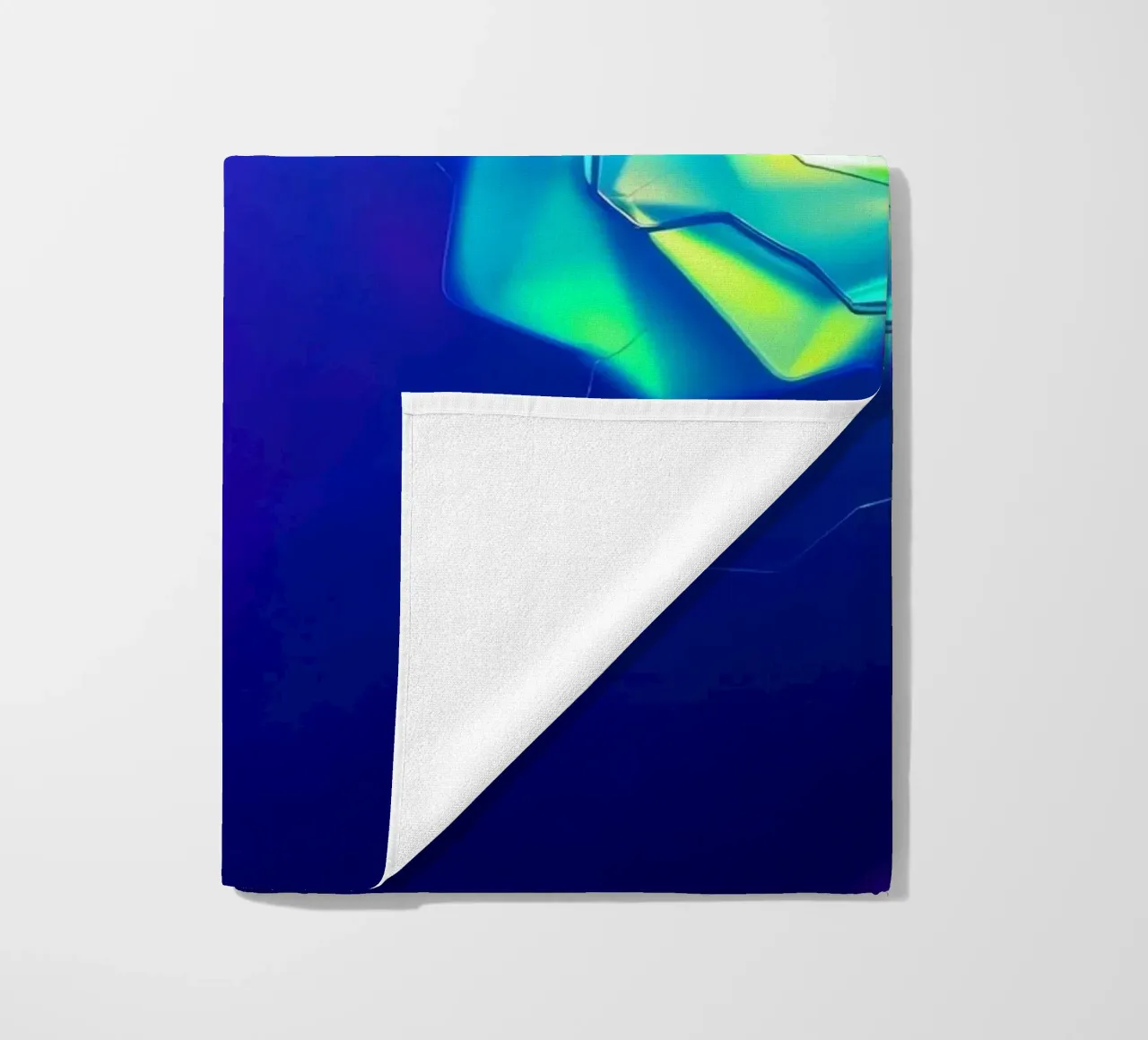 Design moderno con forme astratte di rose luminose e colorate telo mare da DesignDoodle