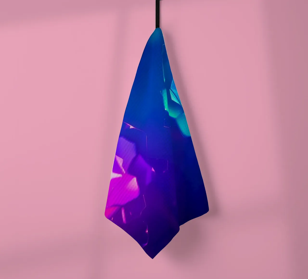 Design moderno con forme astratte di rose luminose e colorate canovaccio da cucina da DesignDoodle