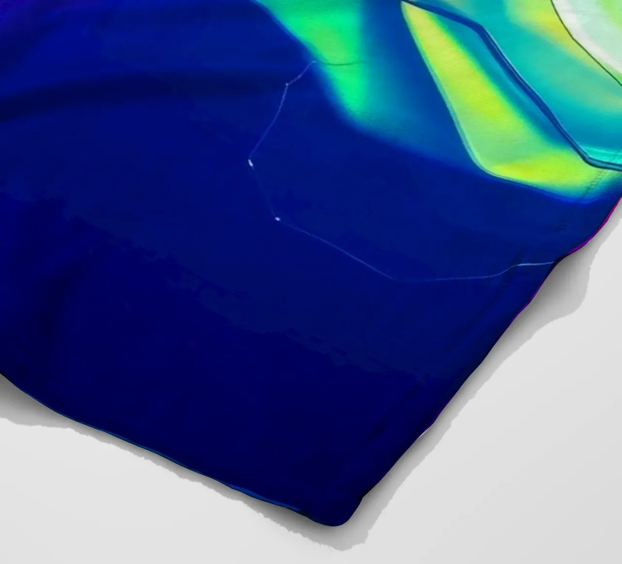 Design moderno con forme astratte di rose luminose e colorate coperta in pile da DesignDoodle