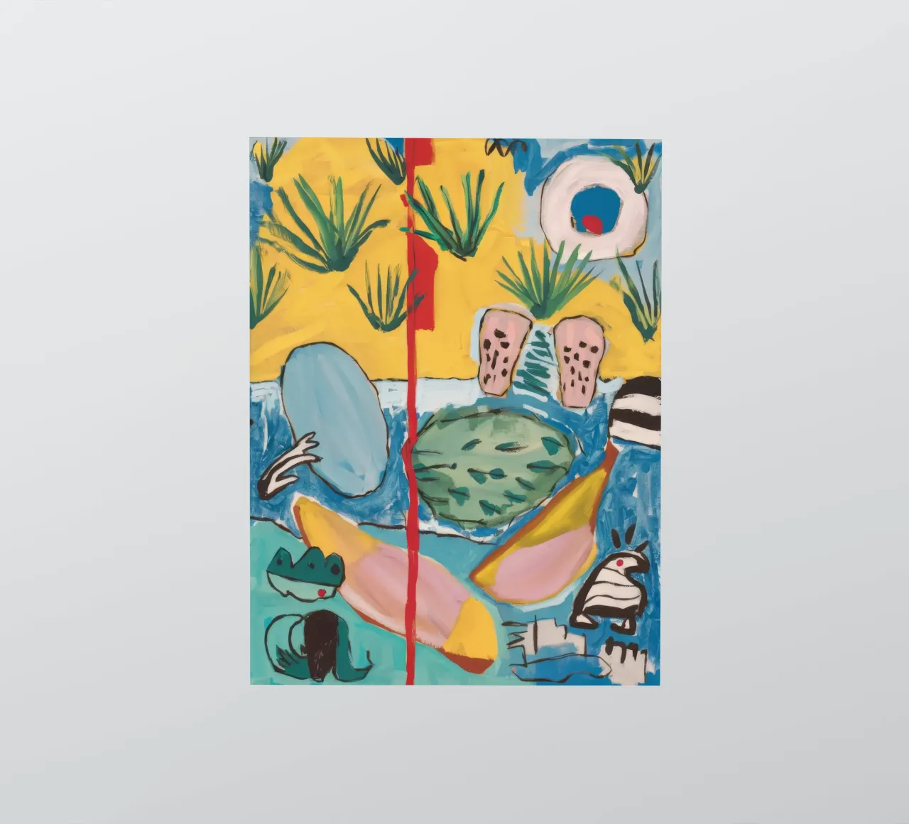 Geometric Palm Paradise sticker by Beach Palette
