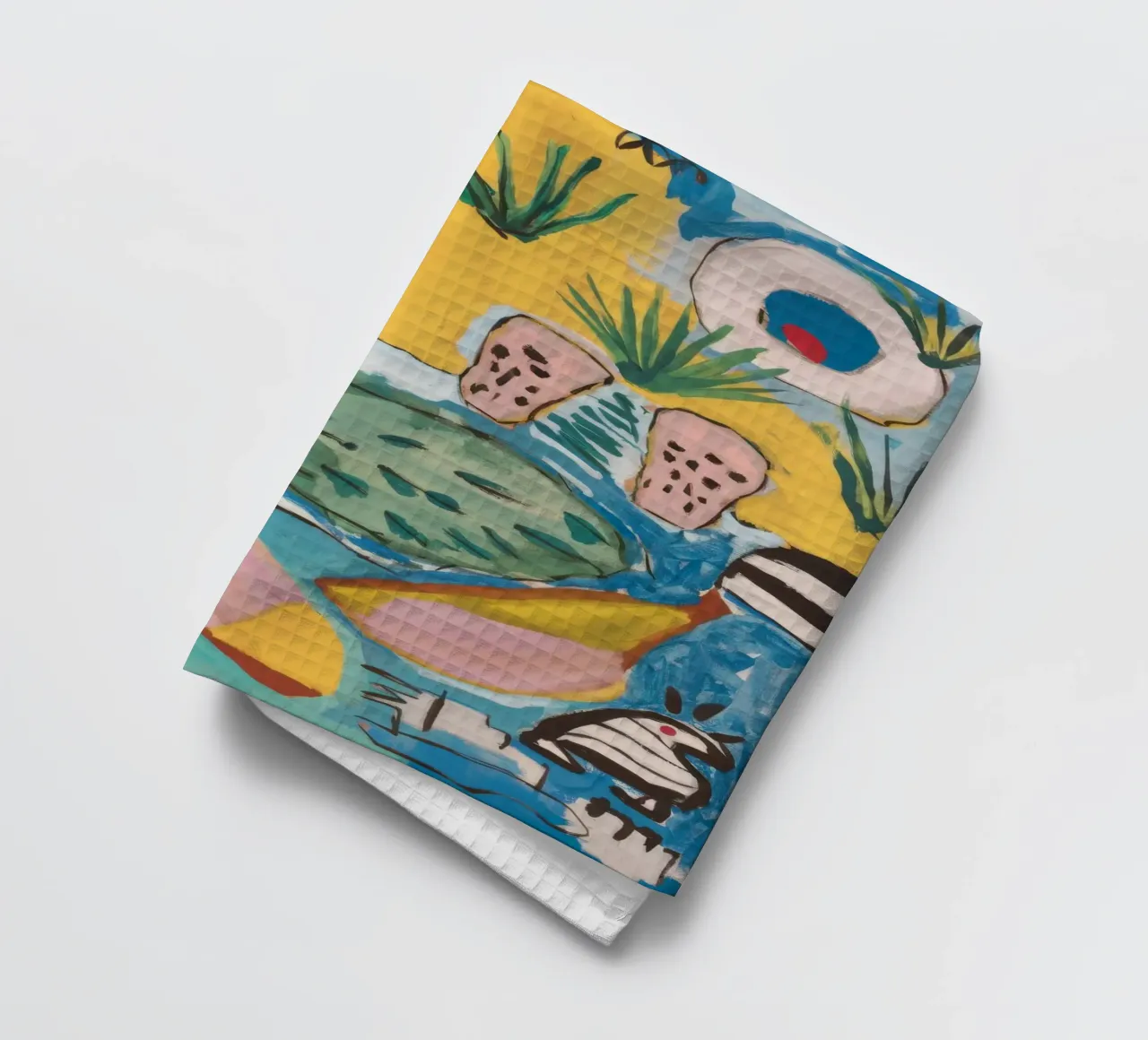 Paradiso geometrico delle palme canovaccio da cucina da Beach Palette
