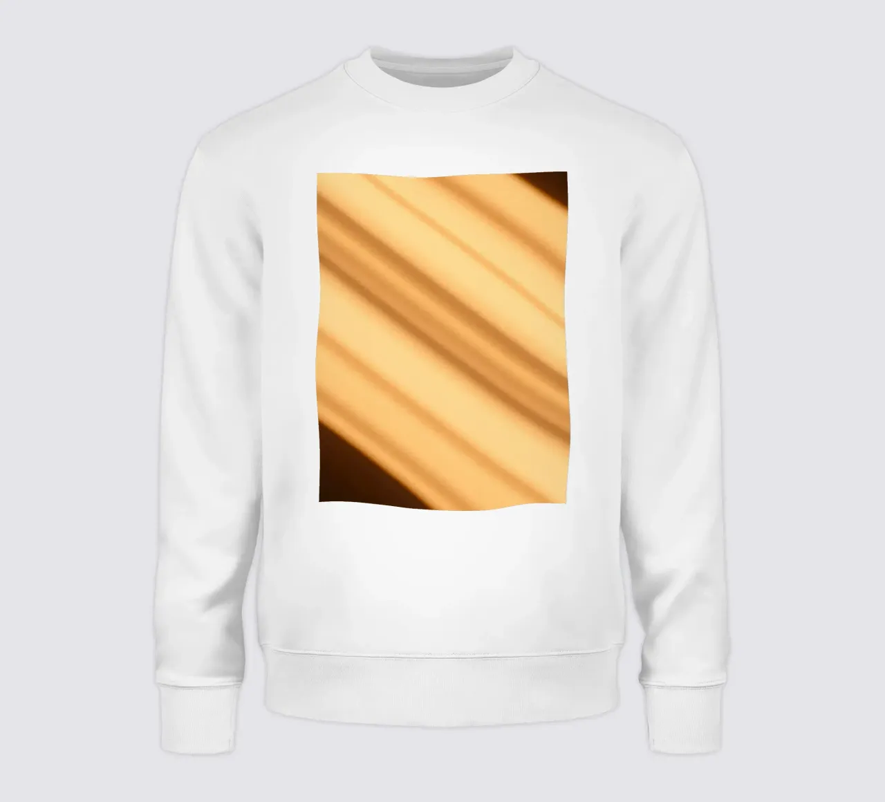 Abstrakter warmer Gradient Hintergrund mit glatten Linien Sweatshirt von DesignDoodle