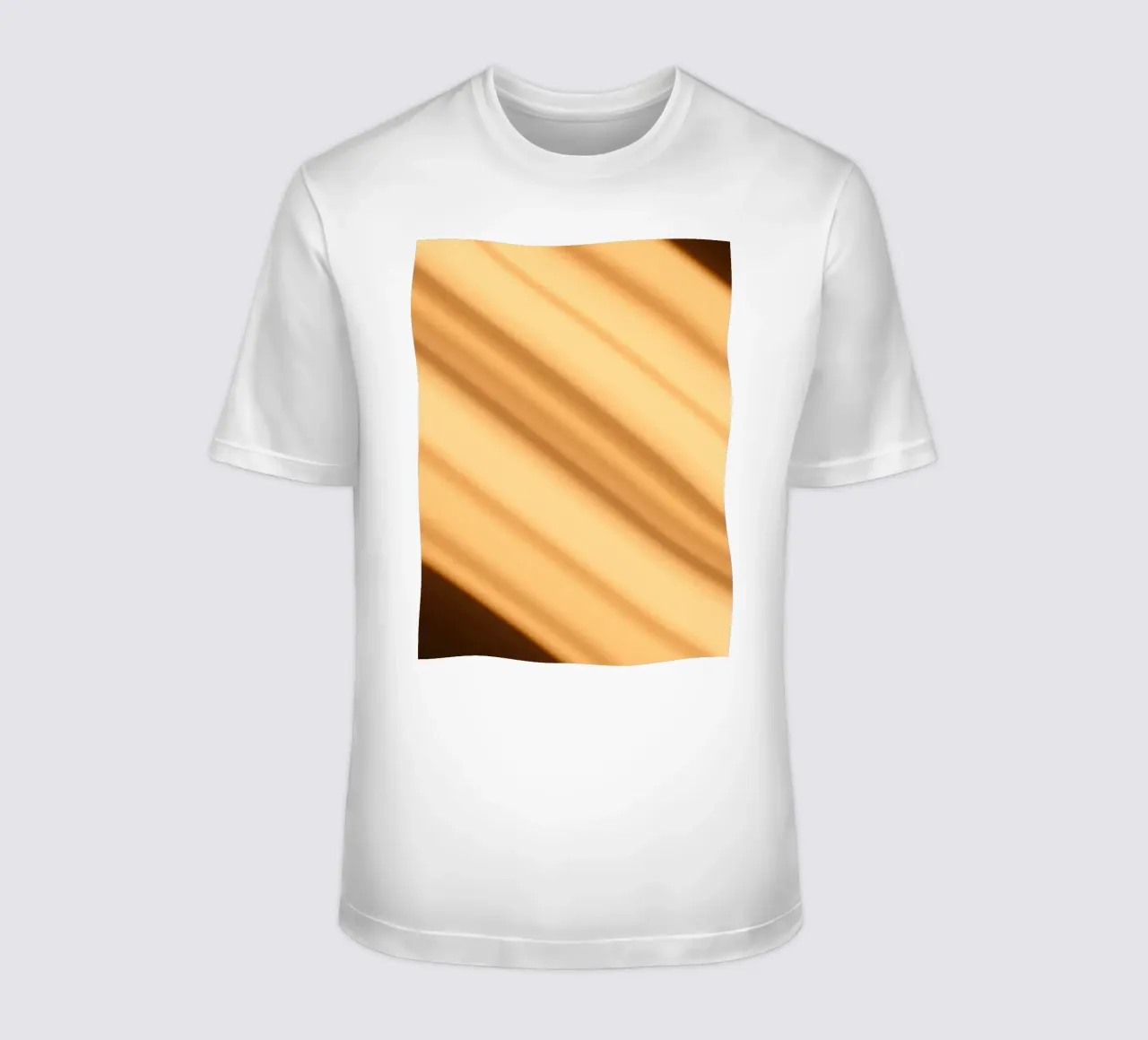 Abstract warm gradient background with smooth lines t-shirt by DesignDoodle
