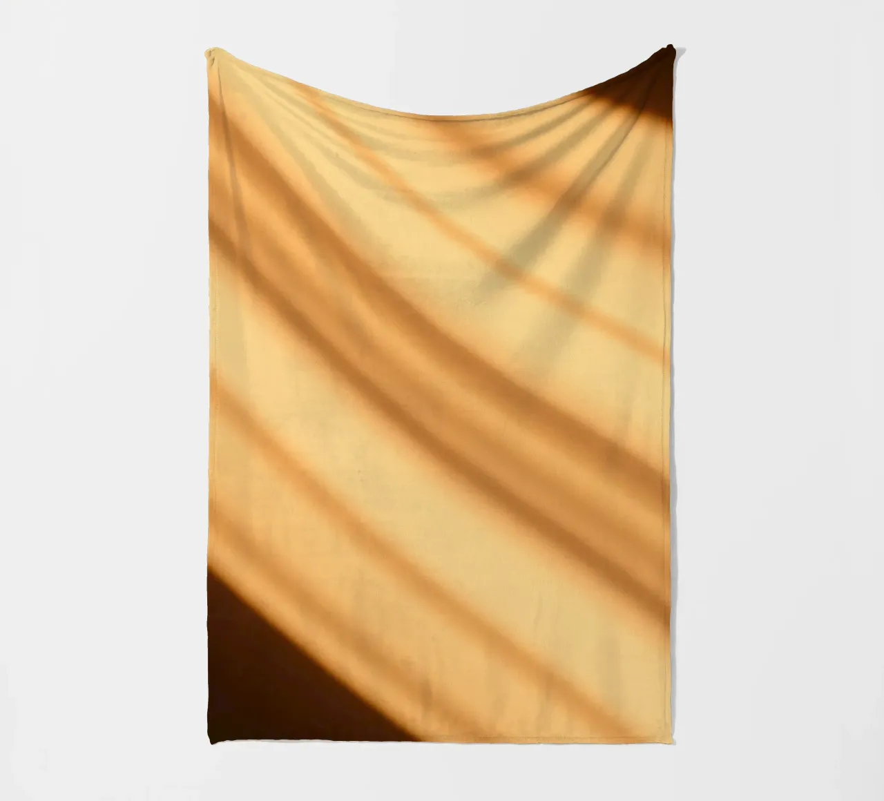 Abstract warm gradient background with smooth lines fleece blanket by DesignDoodle