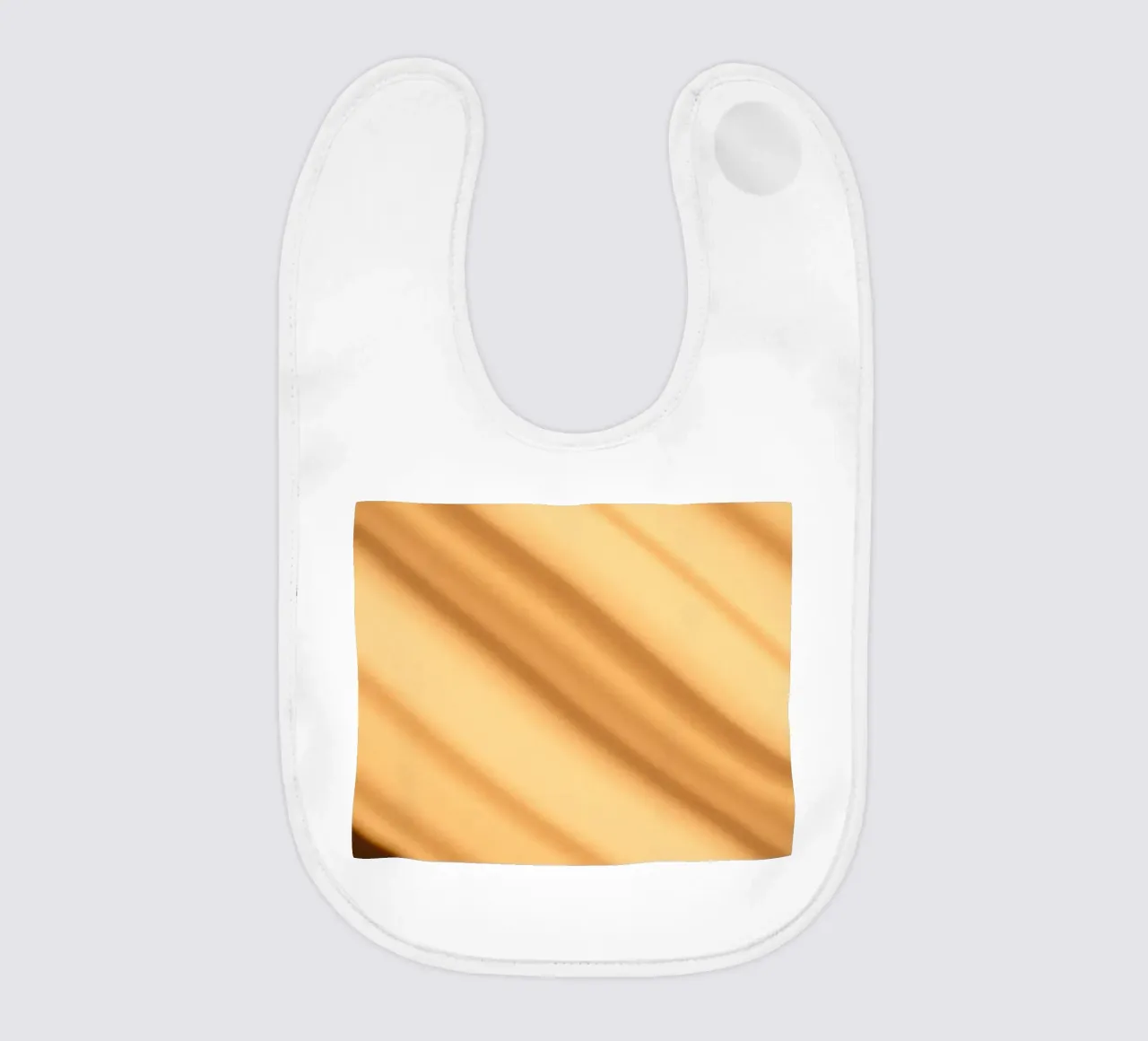 Abstrakter warmer Gradient Hintergrund mit glatten Linien Babylätzchen von DesignDoodle