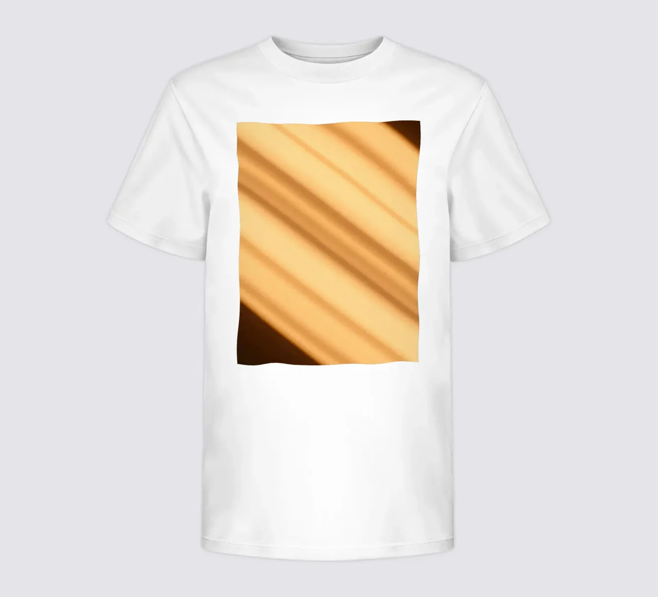 Sfondo astratto a gradiente caldo con linee morbide t-shirt bambini da DesignDoodle