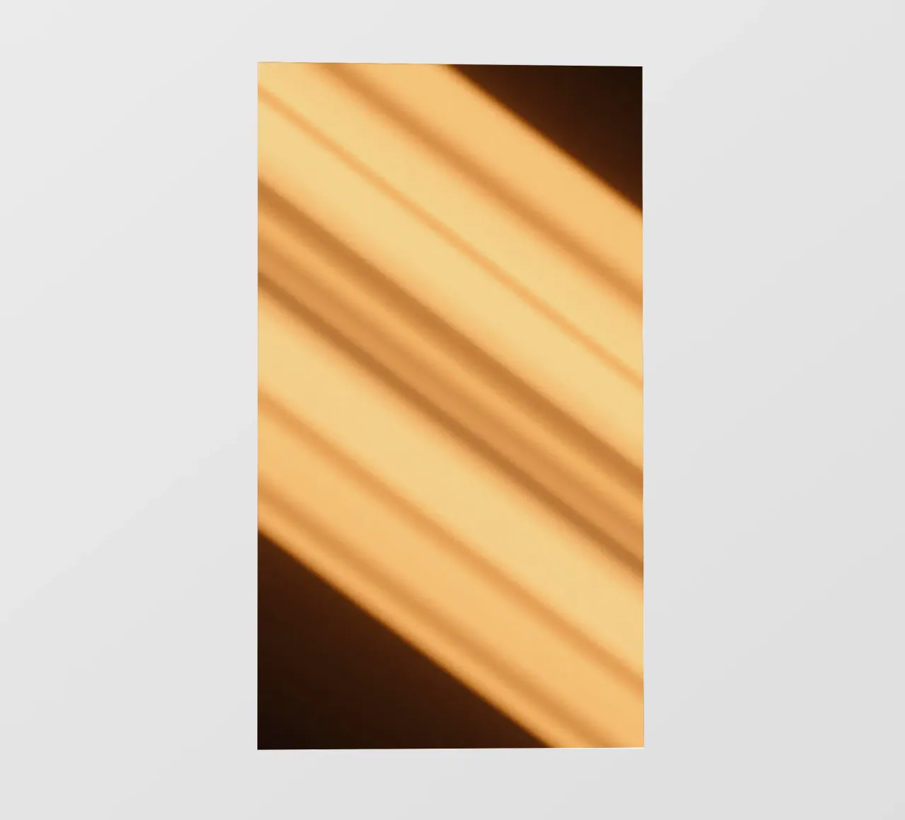 Abstrakter warmer Gradient Hintergrund mit glatten Linien PVC Plane von DesignDoodle