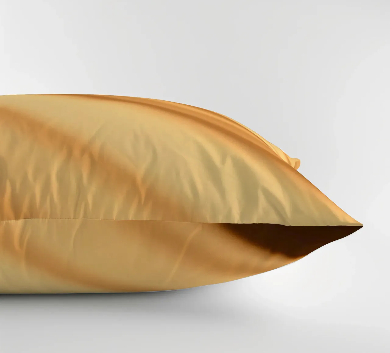 Abstract warm gradient background with smooth lines decorative cushion by DesignDoodle