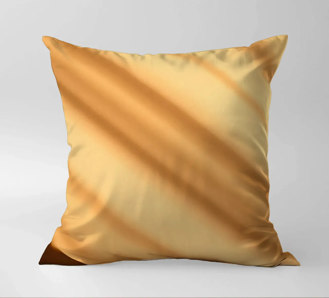 Abstract warm gradient background with smooth lines decorative cushion by DesignDoodle
